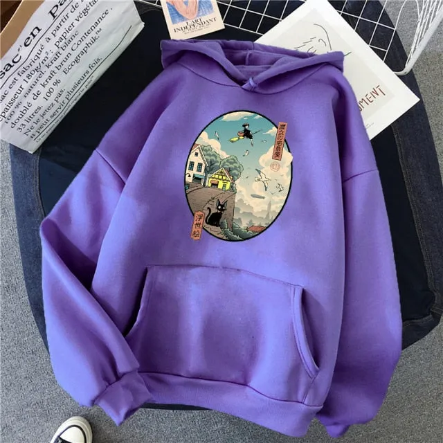 Pullover Warm Landscape Hoodie