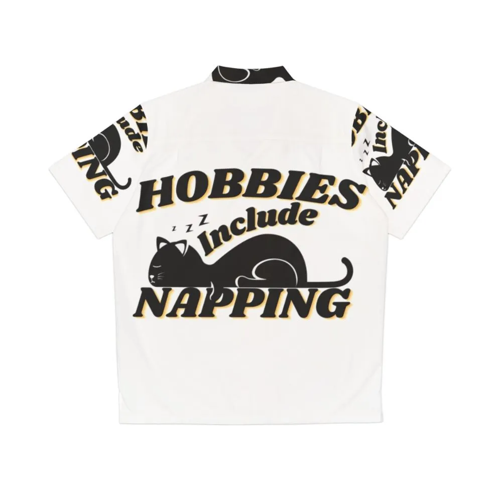 "Hobbies Include Napping" Funny Hawaiian Shirt for Men & Women