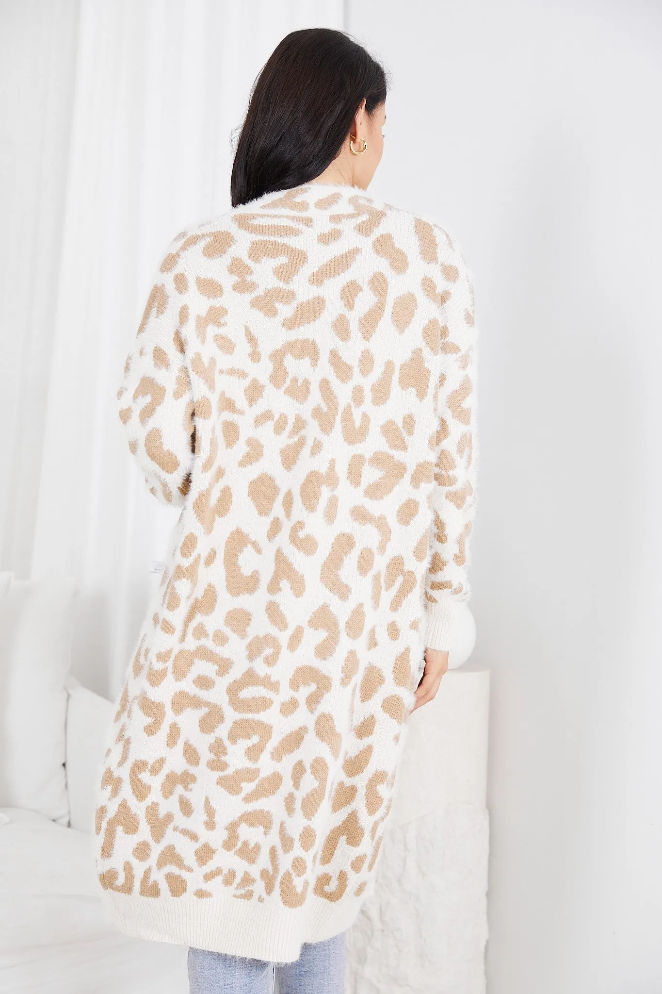 Risatta Cardigan - Cream Print