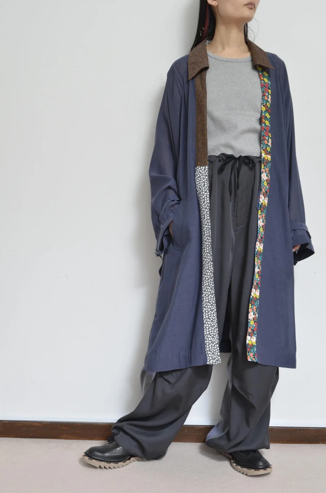 ROBE TRENCH COAT_VOILE (01/NAV)