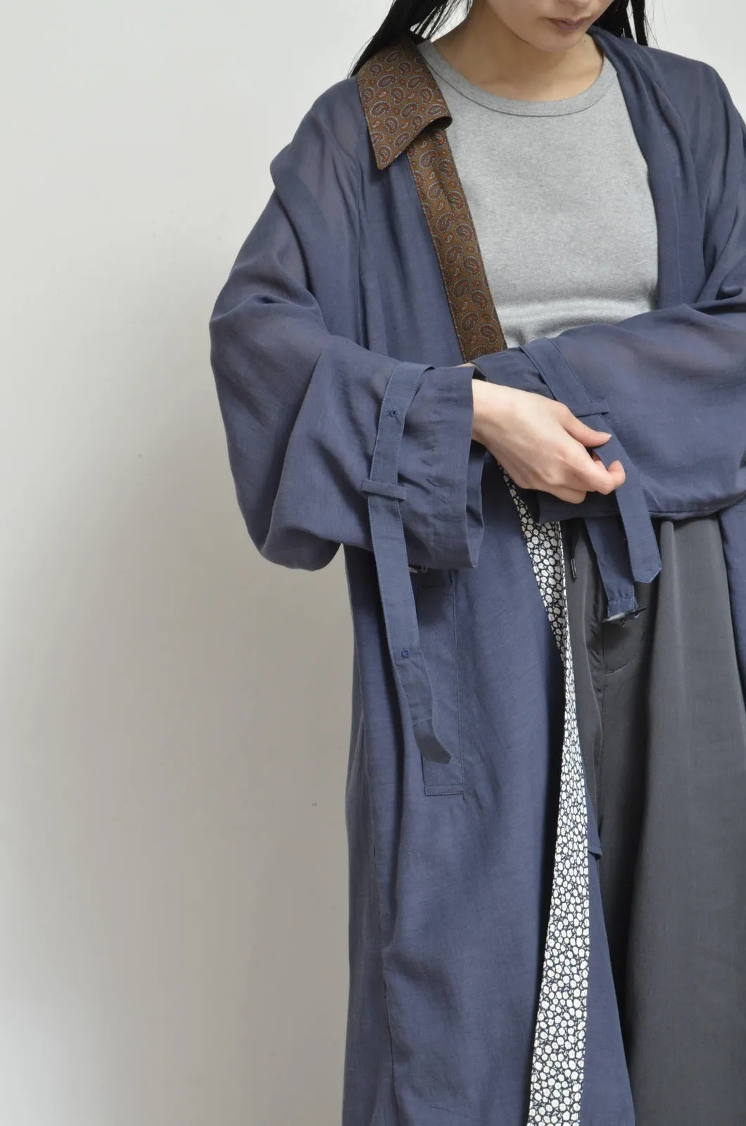 ROBE TRENCH COAT_VOILE (01/NAV)