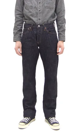 Samurai Jeans S526XX17ozL-25th Men's Stylish Regular Fit Straight Leg One-Washed 17 oz. Japanese Denim Indigo Cinch Back Jeans Limited Edition Kojiro Model