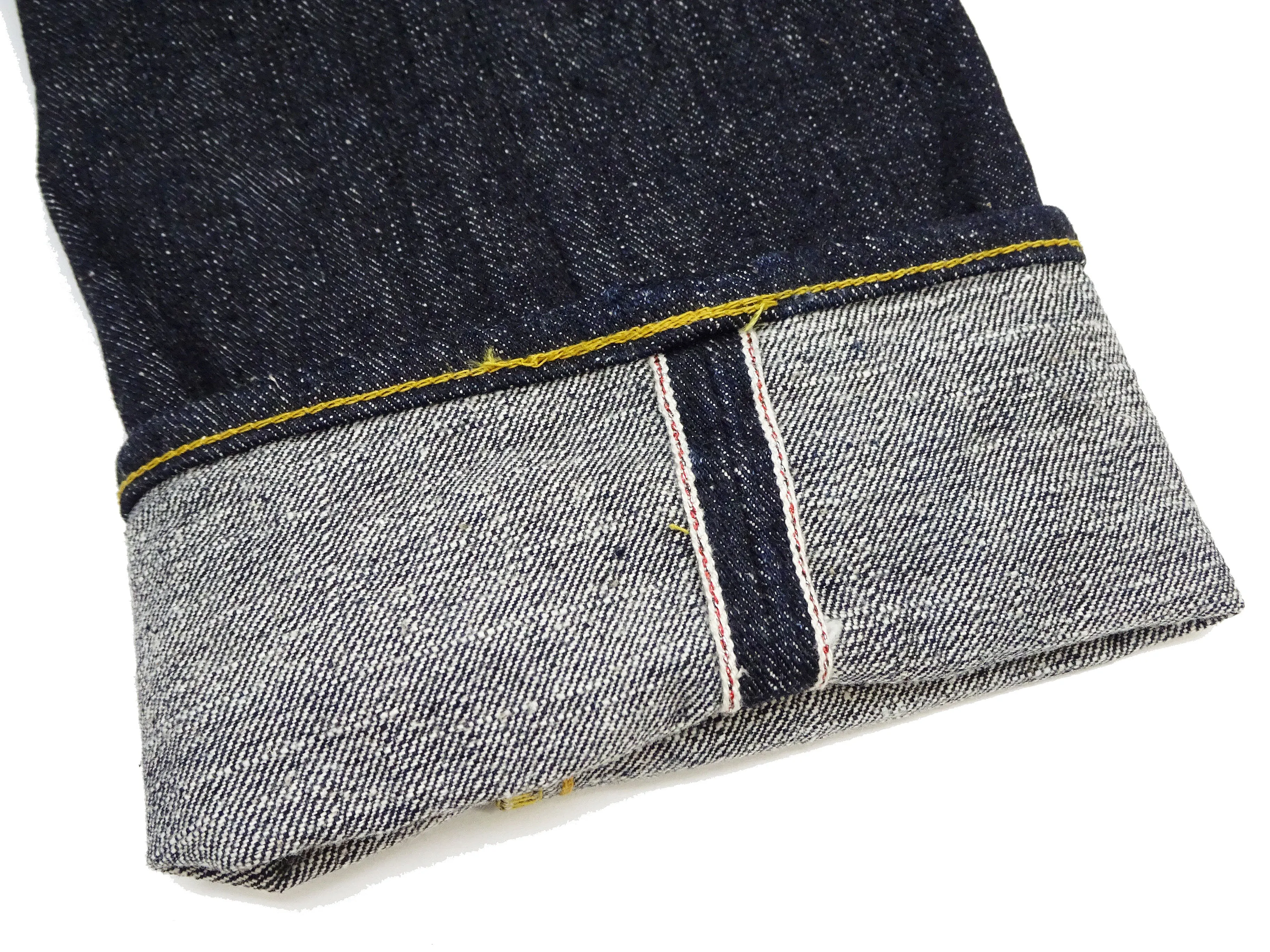 Samurai Jeans S526XX17ozL-25th Men's Stylish Regular Fit Straight Leg One-Washed 17 oz. Japanese Denim Indigo Cinch Back Jeans Limited Edition Kojiro Model