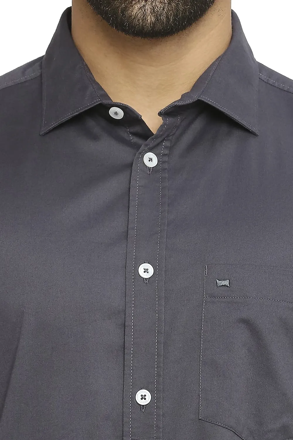 Slim Fit Cotton Stretch Twill Shirt