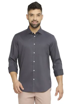 Slim Fit Cotton Stretch Twill Shirt