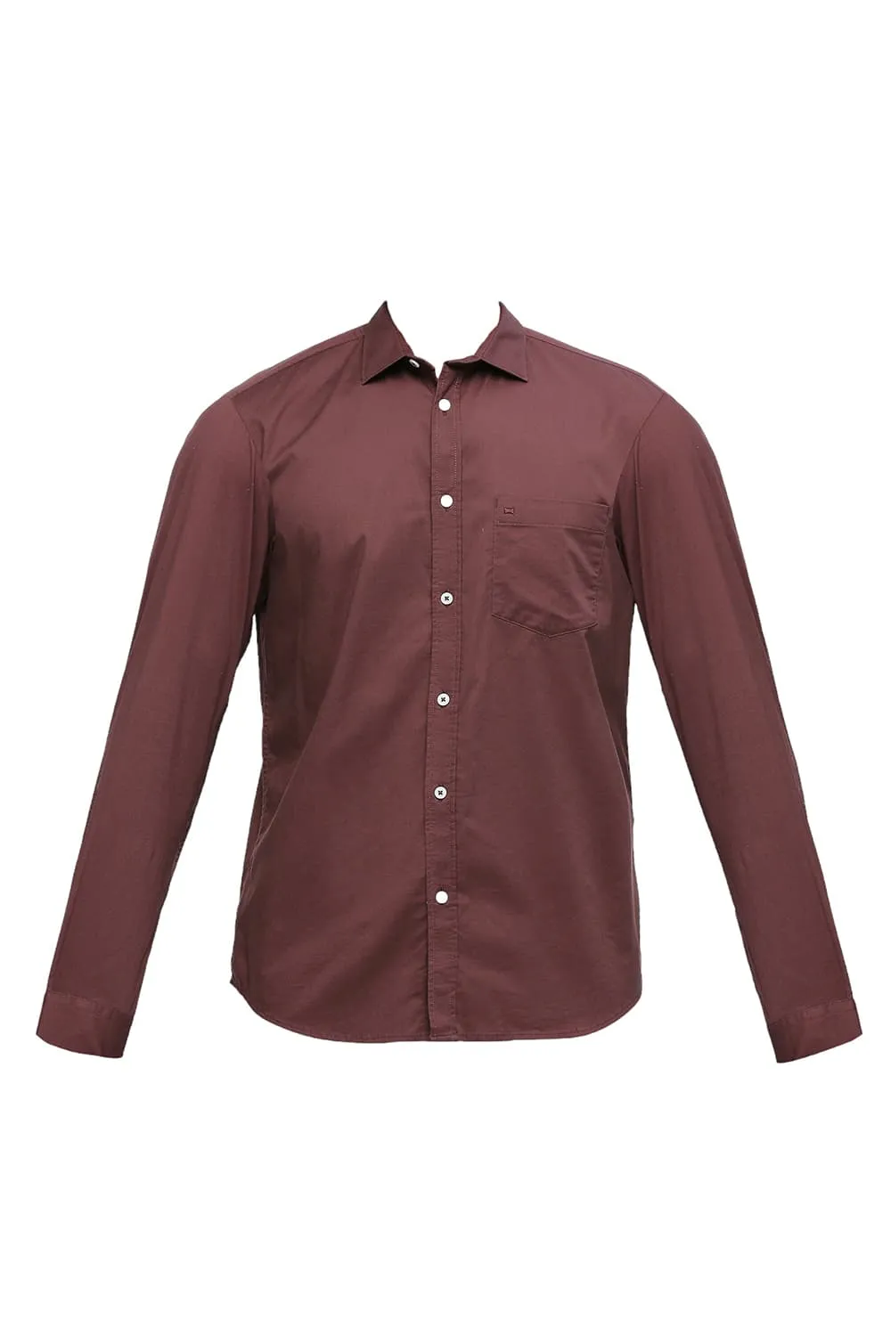 Slim Fit Cotton Stretch Twill Shirt