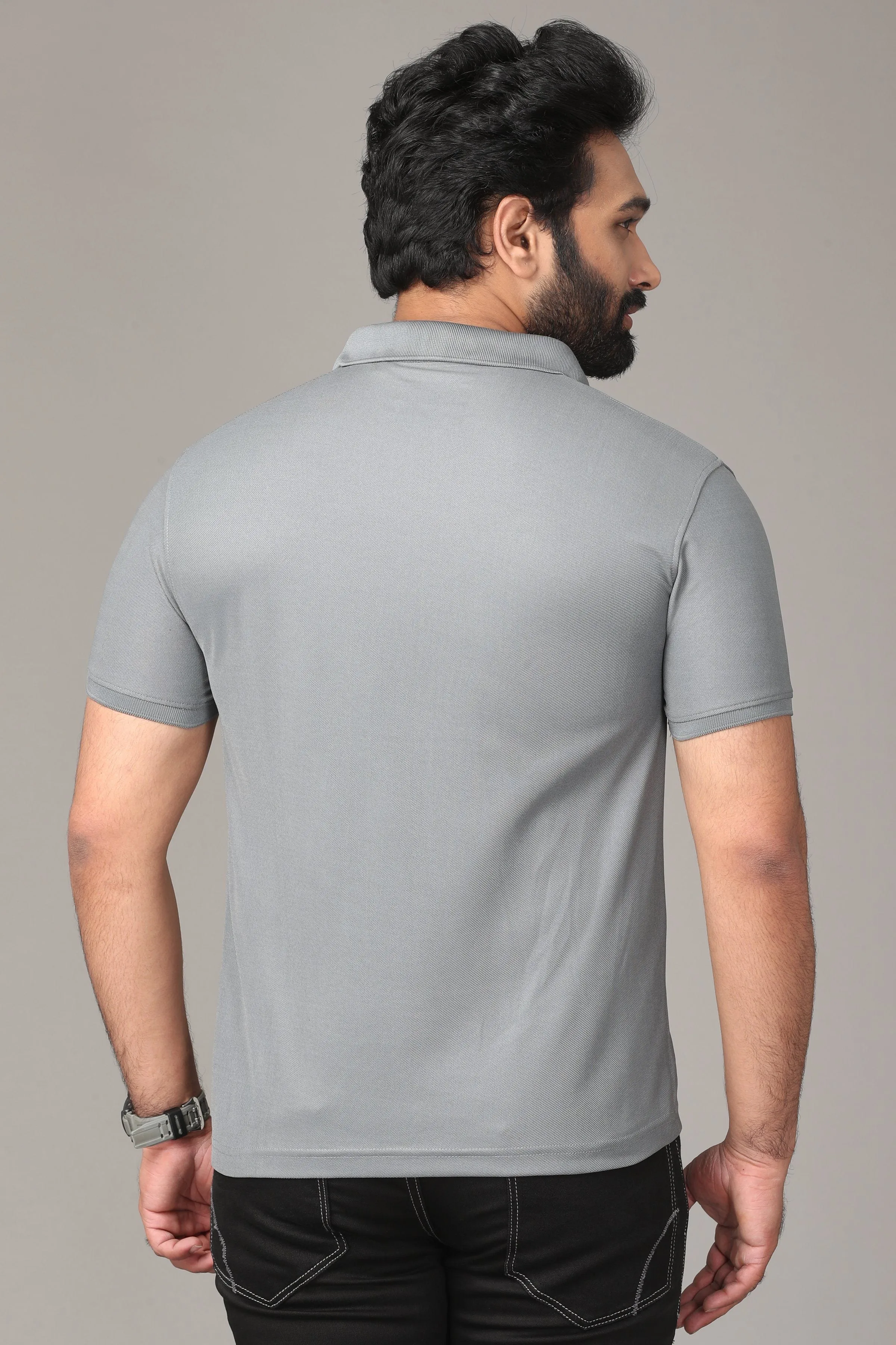 Stone Grey Polo Shirt