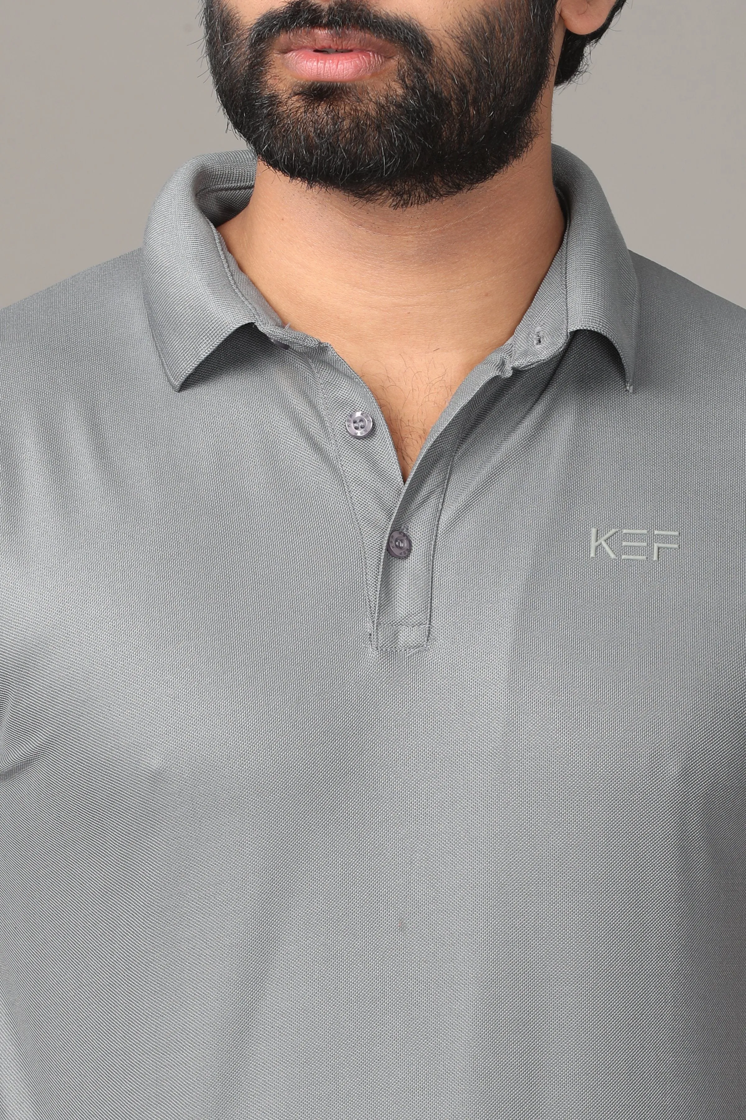 Stone Grey Polo Shirt