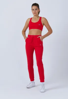 Tennis Jogger Tracksuit Pants, red