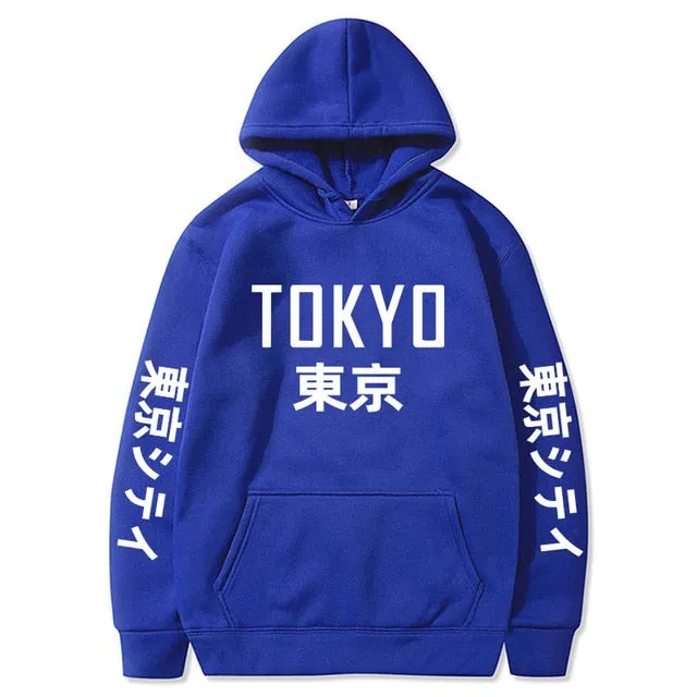 Tokyo Printing Casual Hoodie