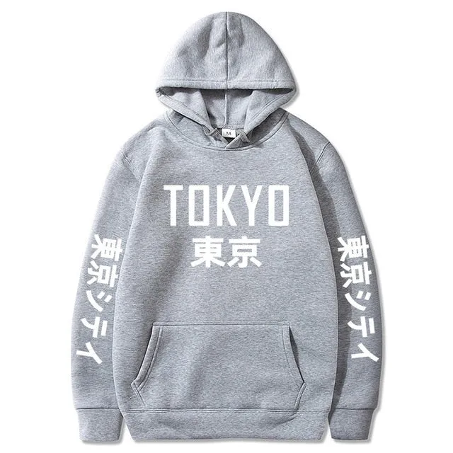 Tokyo Printing Casual Hoodie