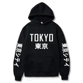 Tokyo Printing Casual Hoodie