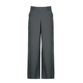 Wide-Leg High-Waisted Tailored Pants