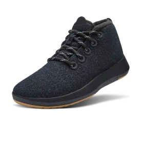 Women's Wool Runner-up Mizzles - Natural Black (Rugged Khaki Sole)