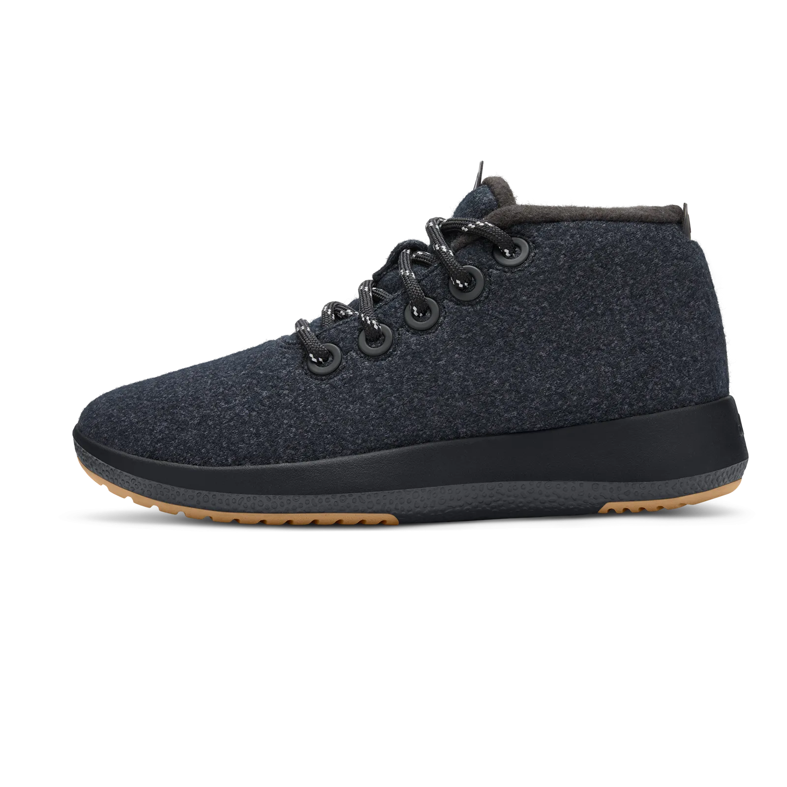 Women's Wool Runner-up Mizzles - Natural Black (Rugged Khaki Sole)